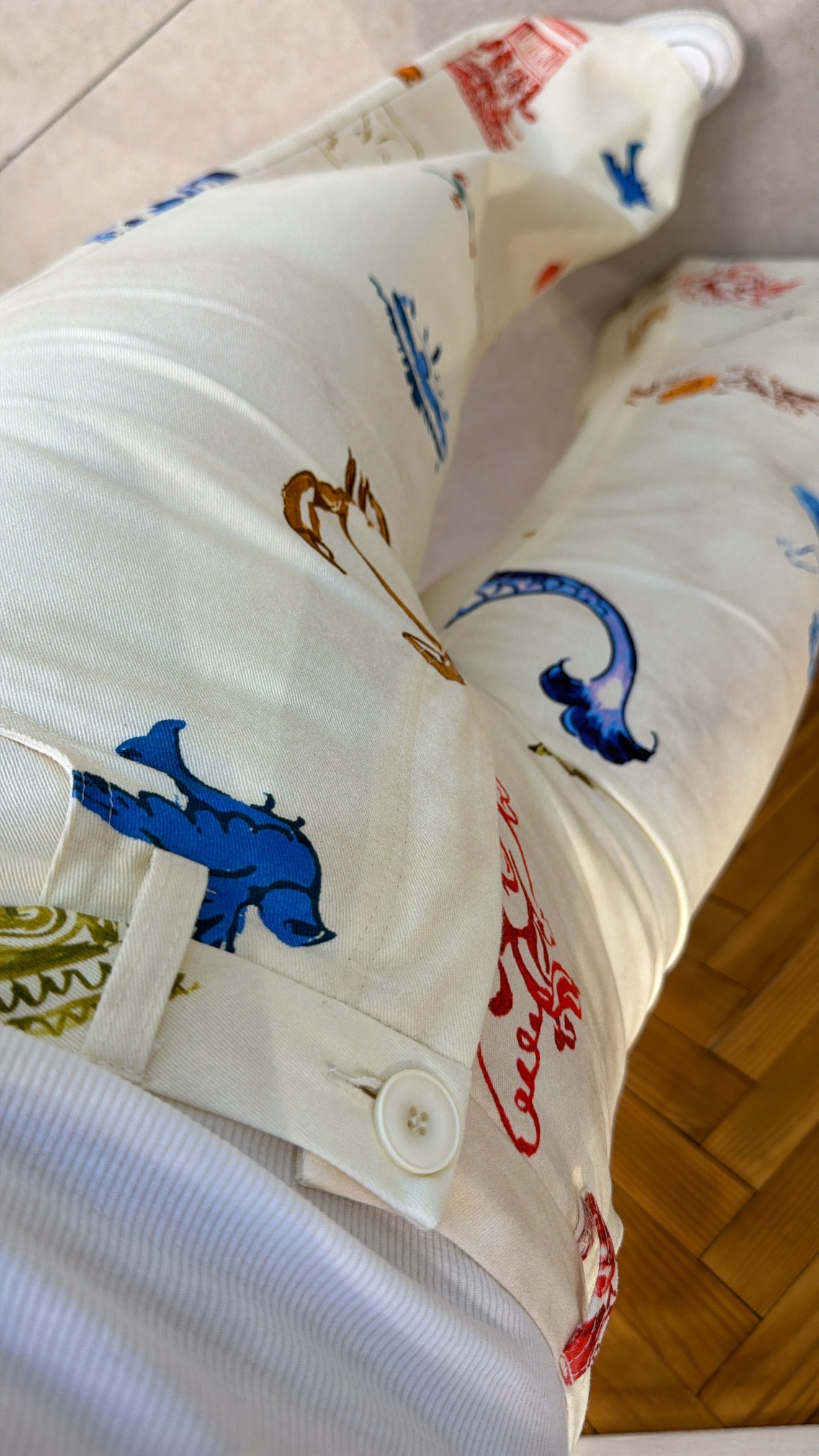 AEGEAN MUSE PRINTED JEANS