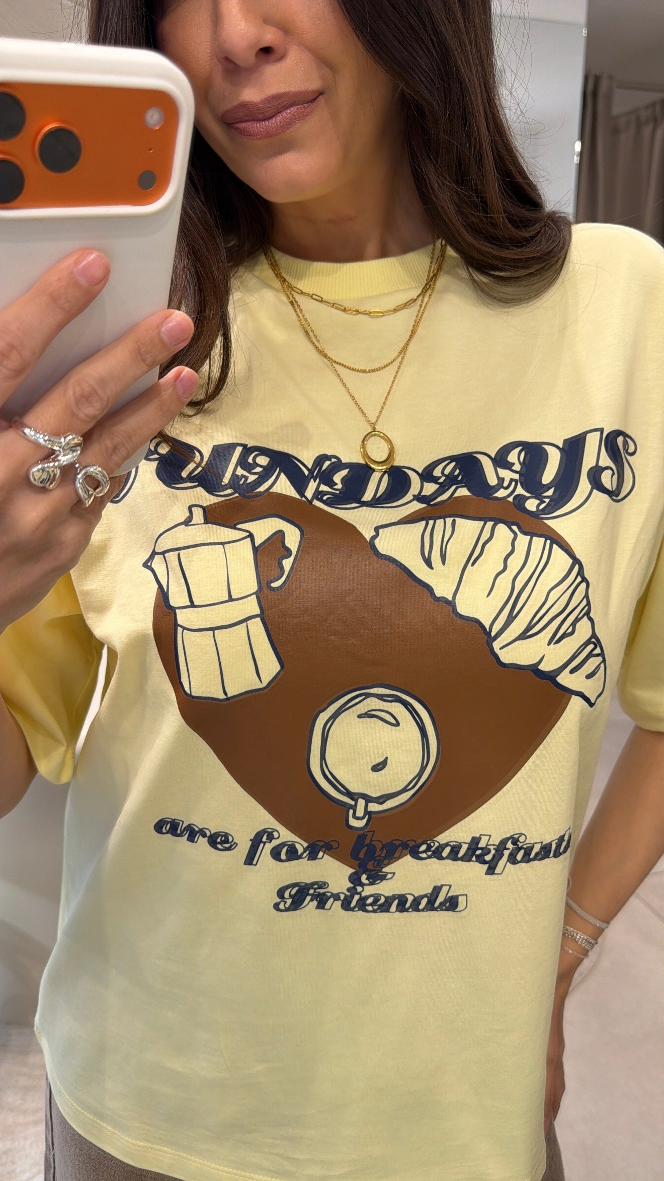 BUTTER YELLOW BRUNCH TEE