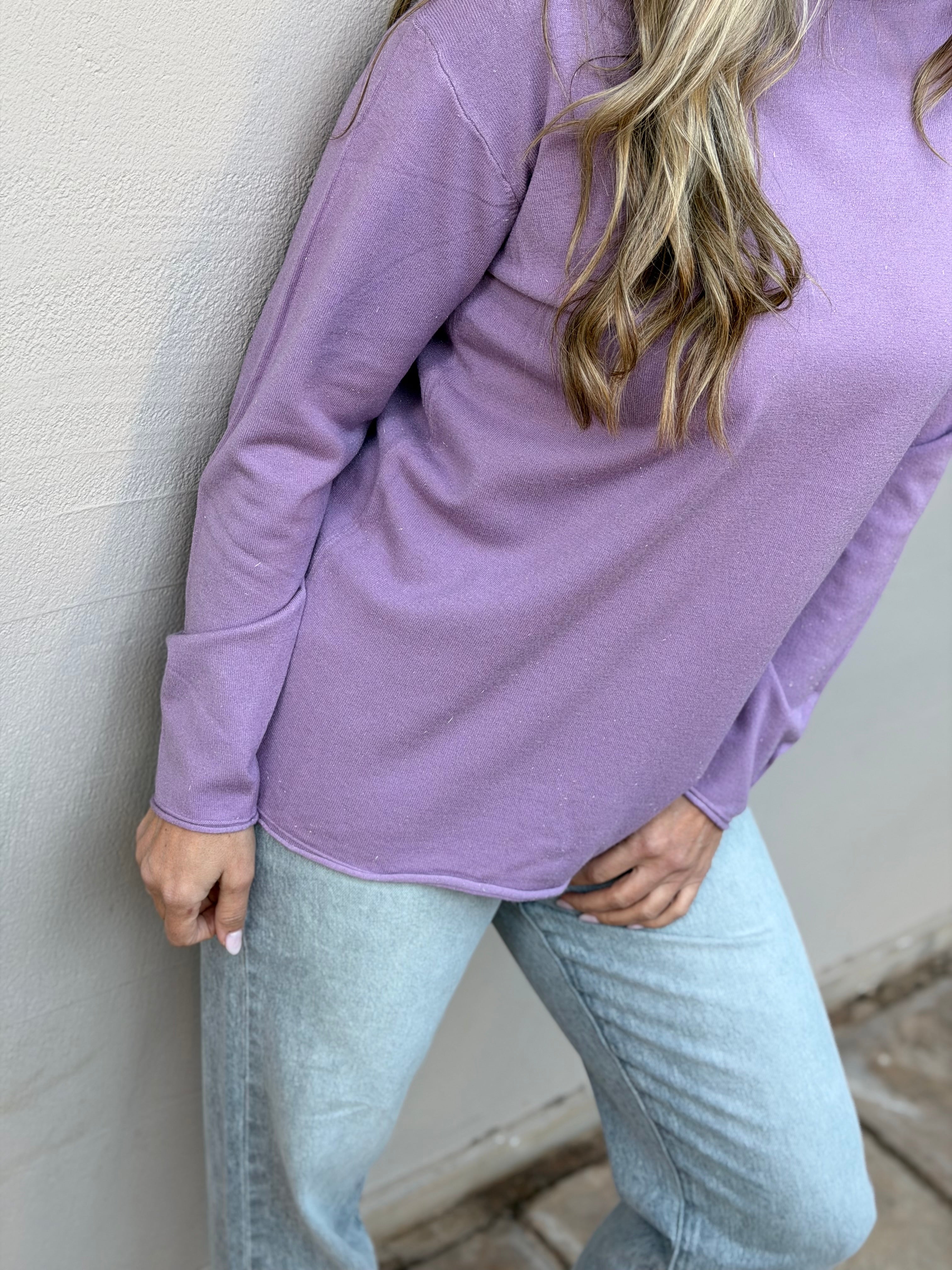 SILVER TOUCH LILAC TOP
