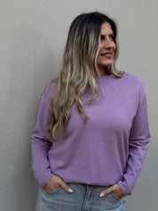 SILVER TOUCH LILAC TOP