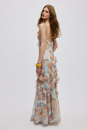 MERMAID RUFFLE DRESS