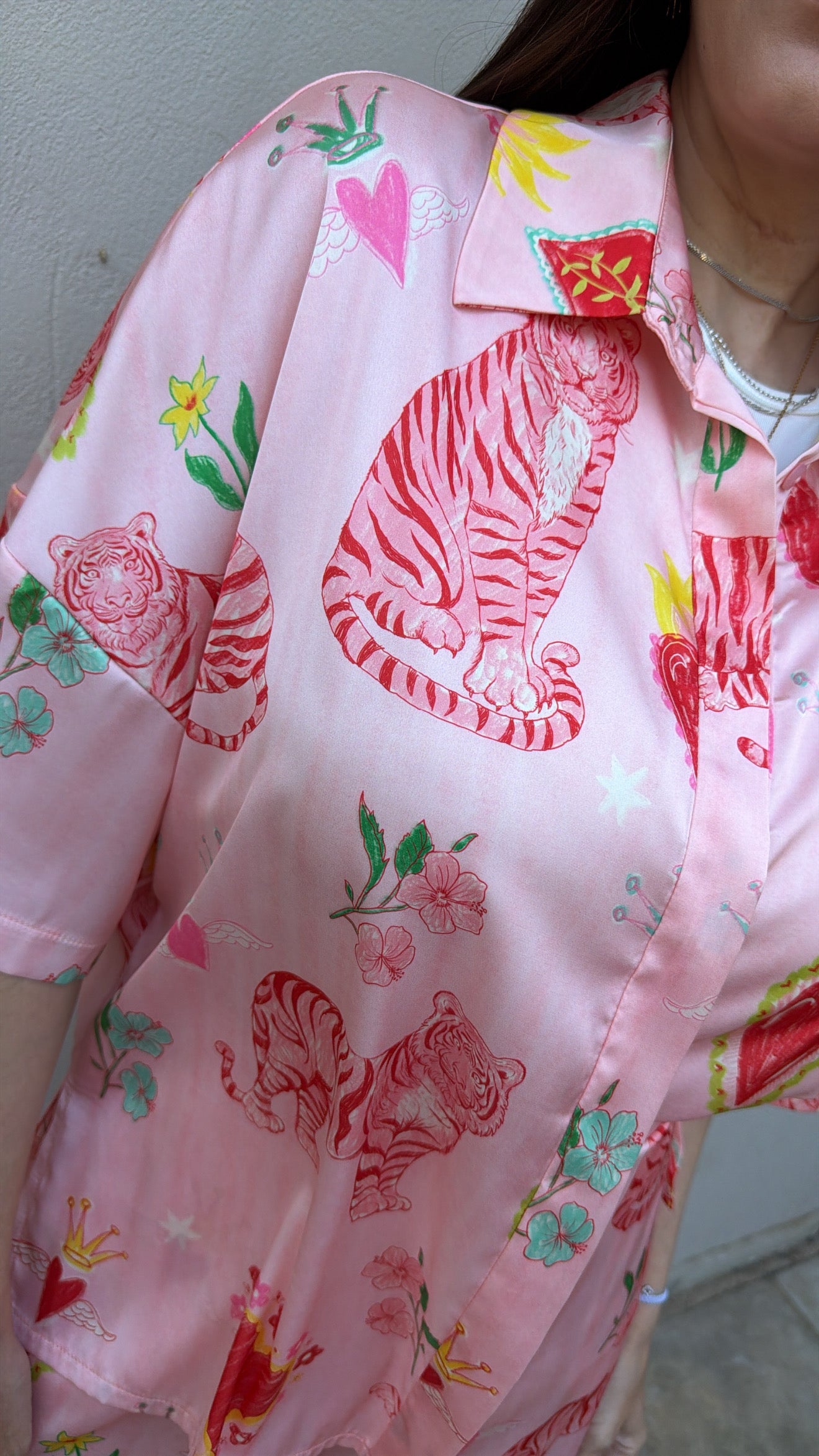 TIGER HEART PINK SILKY-TOUCH SET