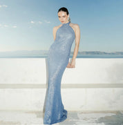 RIVIERA SPARKLE MAXI SEQUINED DRESS