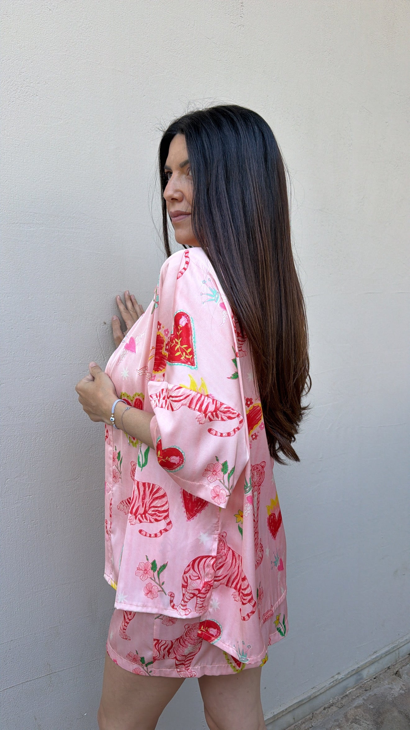 TIGER HEART PINK SILKY-TOUCH SET