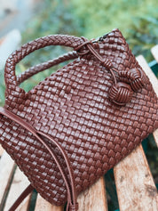 TERRA COTTA HOOBO BAG