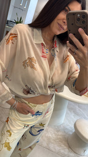 AEGEAN MUSE PRINTED SHIRT