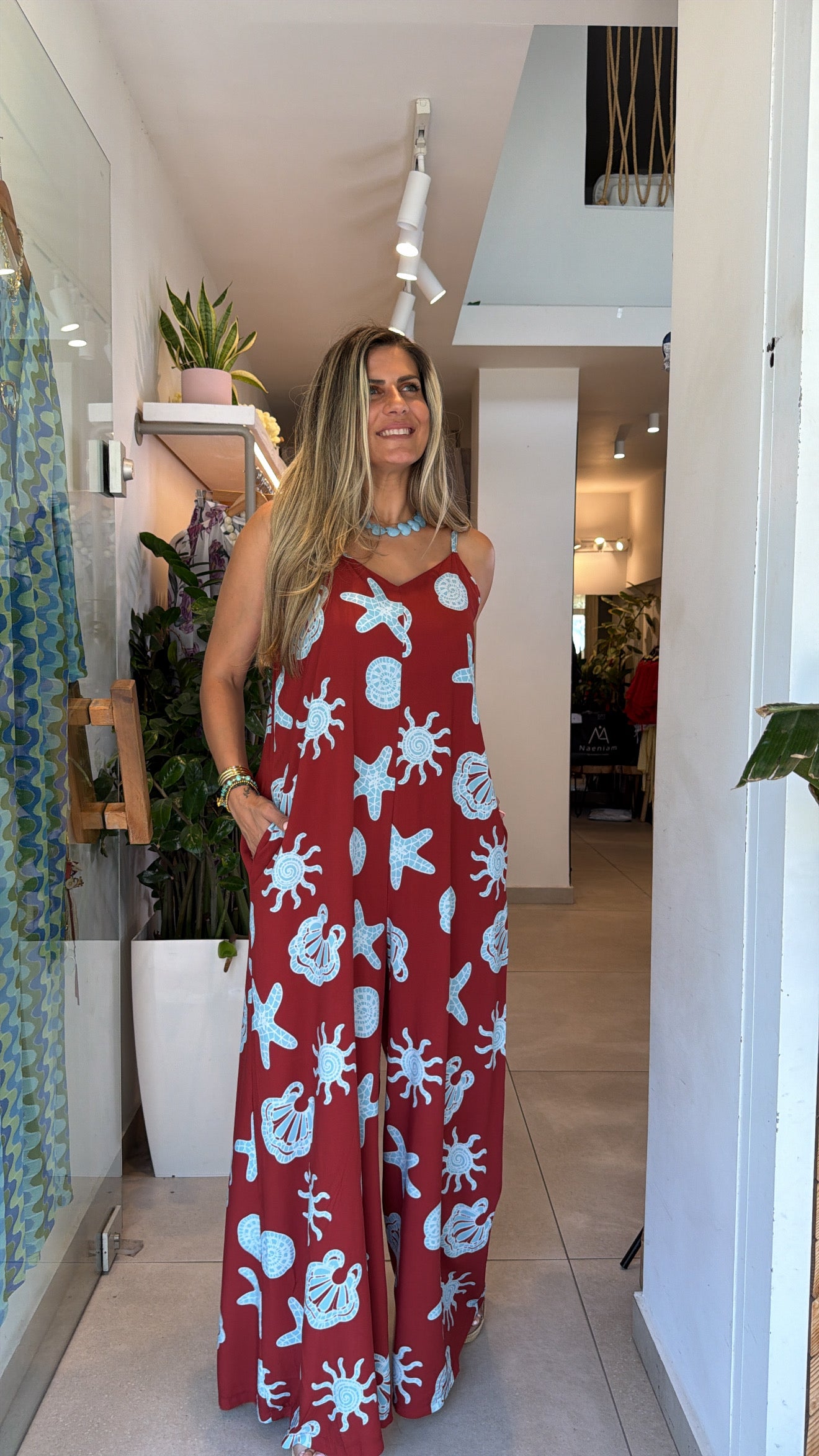 OCEANIA TERRACOTTA JUMPSUIT