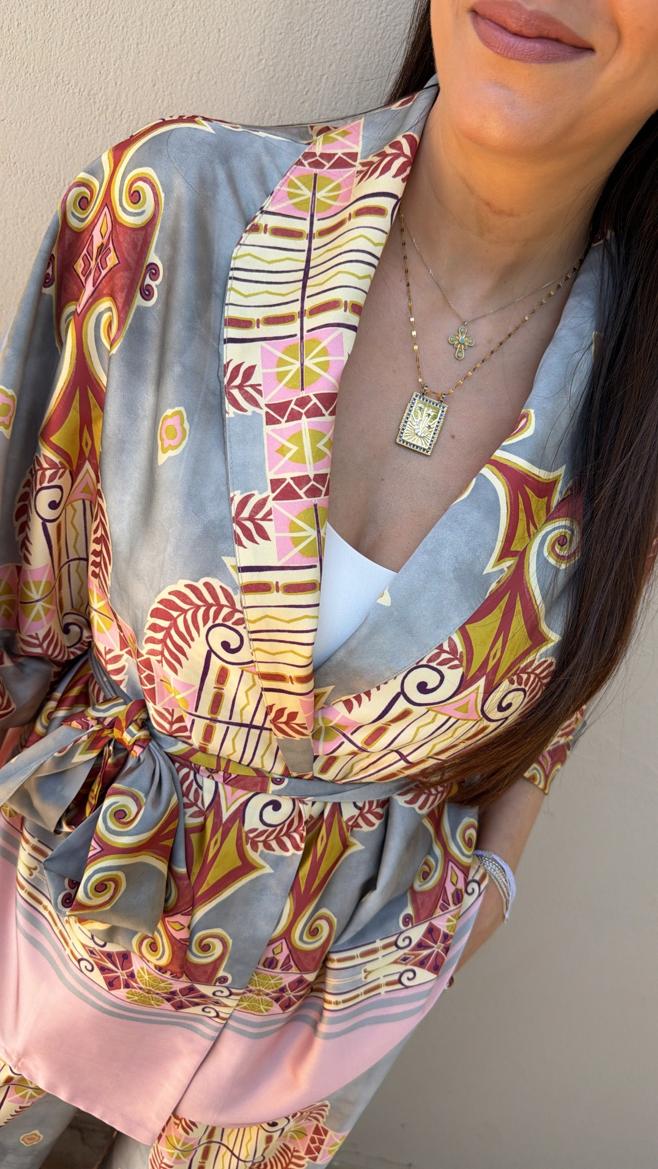 ORNATE SILK CO-ORD SET