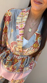 ORNATE SILK CO-ORD SET