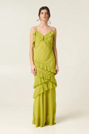 ESTELLE MAXI DRESS WITH RUFFLES