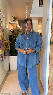 AYRA  BLUE JEAN SET