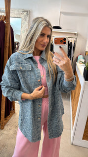 MONOGRAM DENIM JACKET