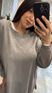 COMFORT OFF GREY COTTON SET