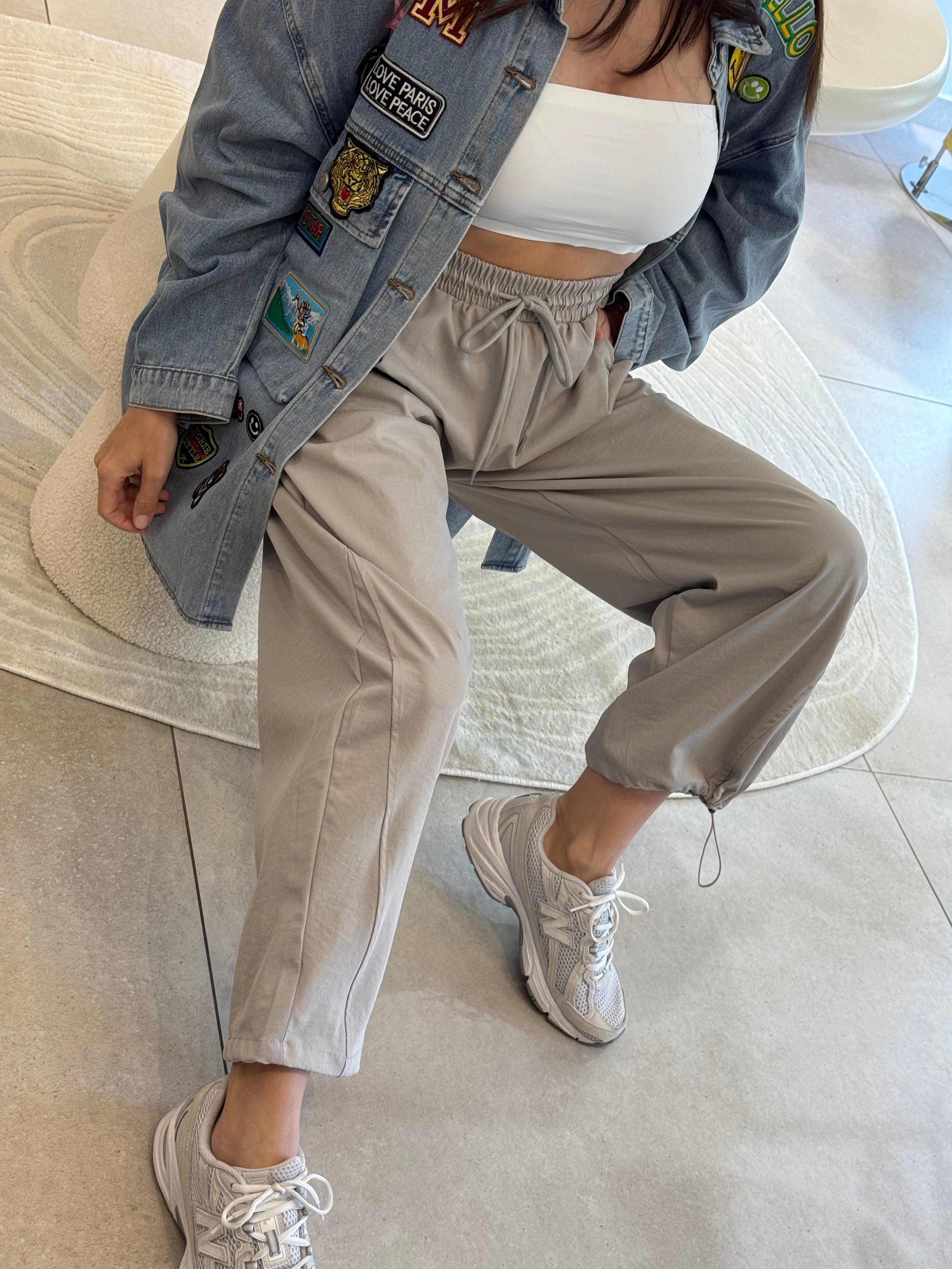 ROXY GREY JOGGER PANTS