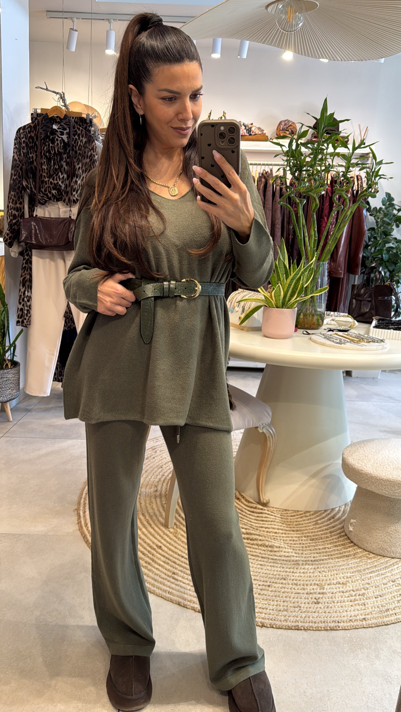 MOLLY SOFT TOUCH SET-OLIVE