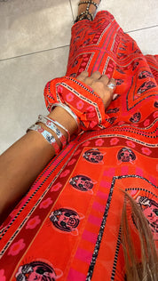 TIGER POP SLIP DRESS