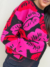KISS KNIT SWEATER