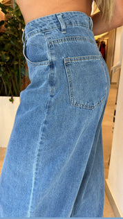 AYRA  BLUE JEAN SET