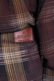 MOCHA MIRAGE PLAID SKORT