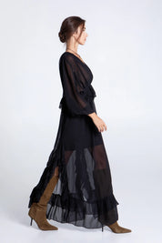 BLACK SWAN MAXI DRESS 