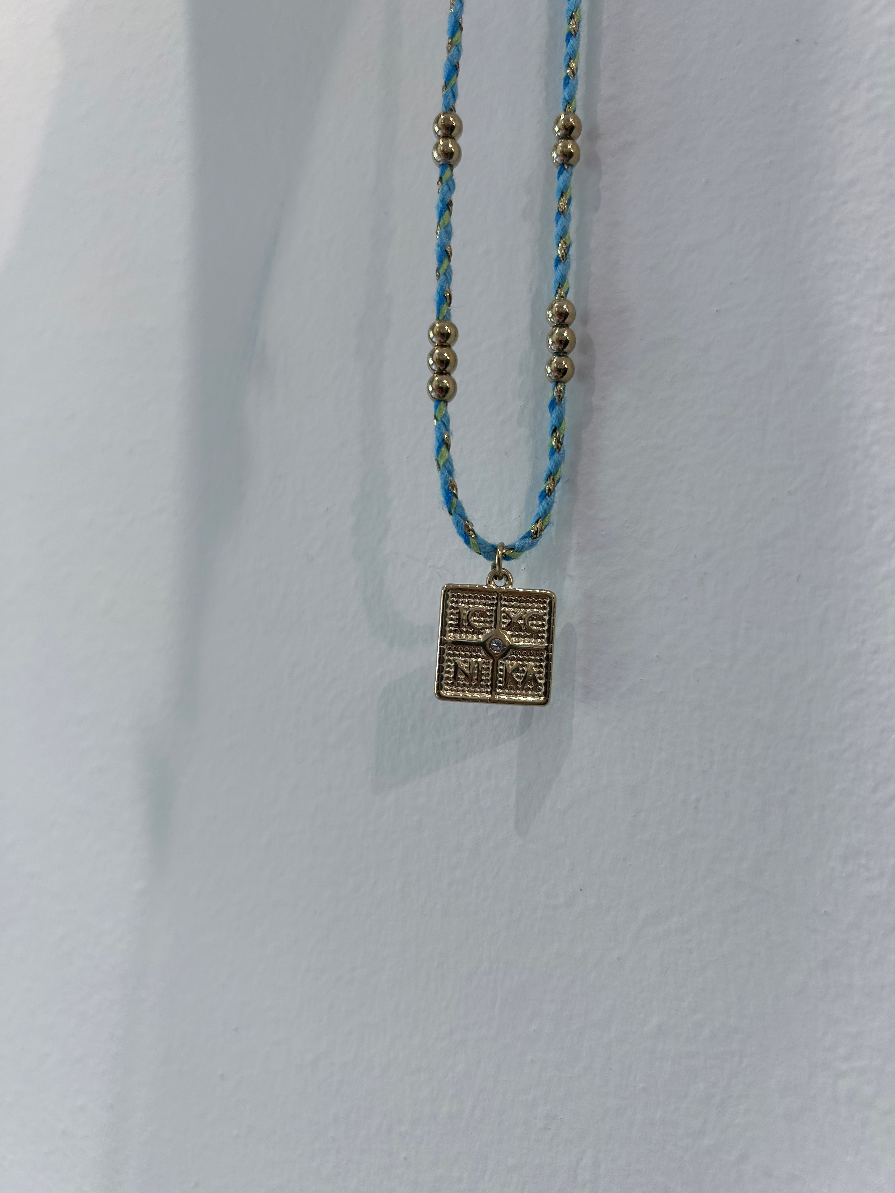 BYZANTINE BLUE NECKLACE