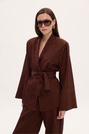 STRIPPED PYJAMA SET