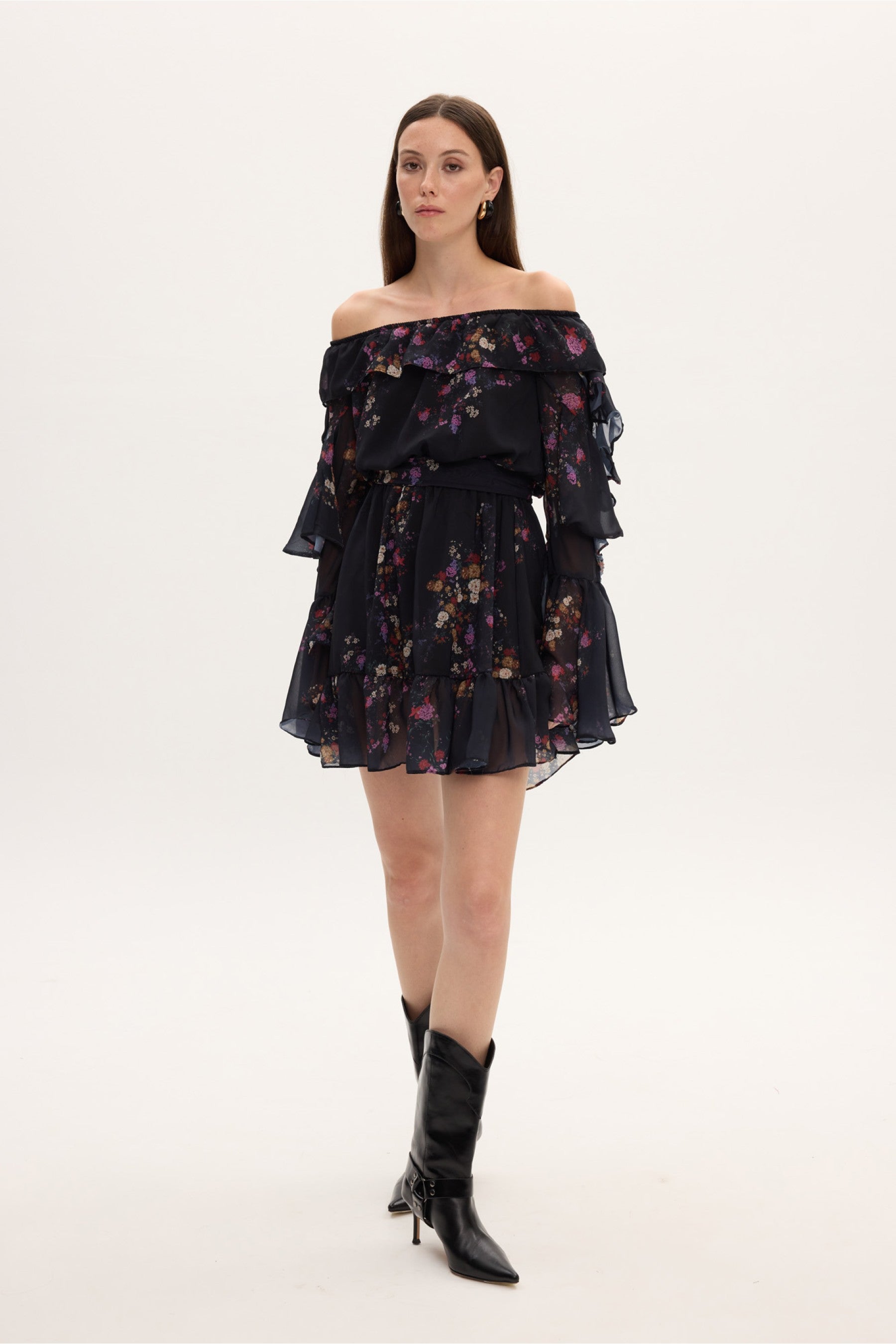 ELIZA FLORAL MINI DRESS