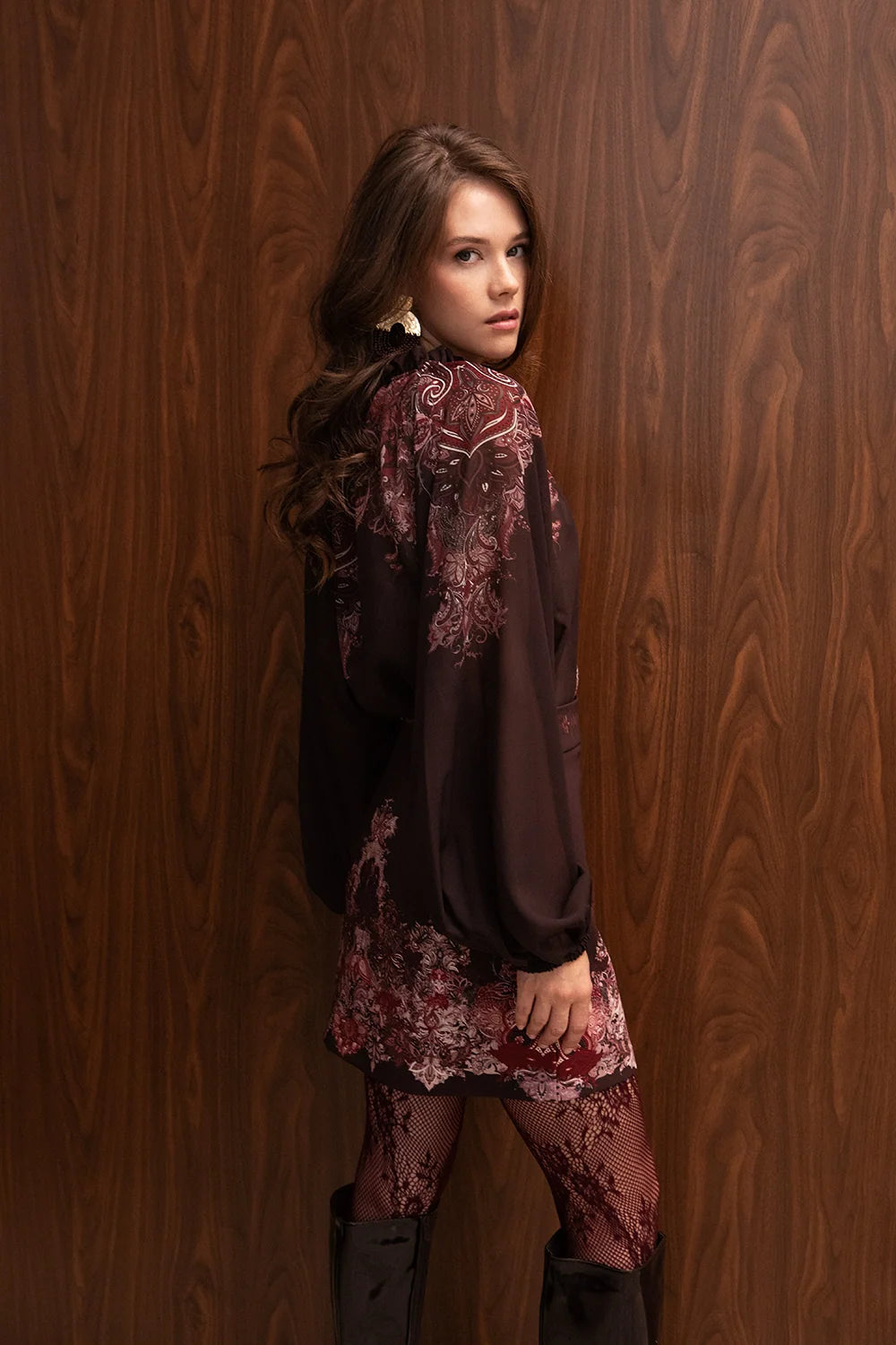 BOHEMIA PAISLEY MINI SKIRT