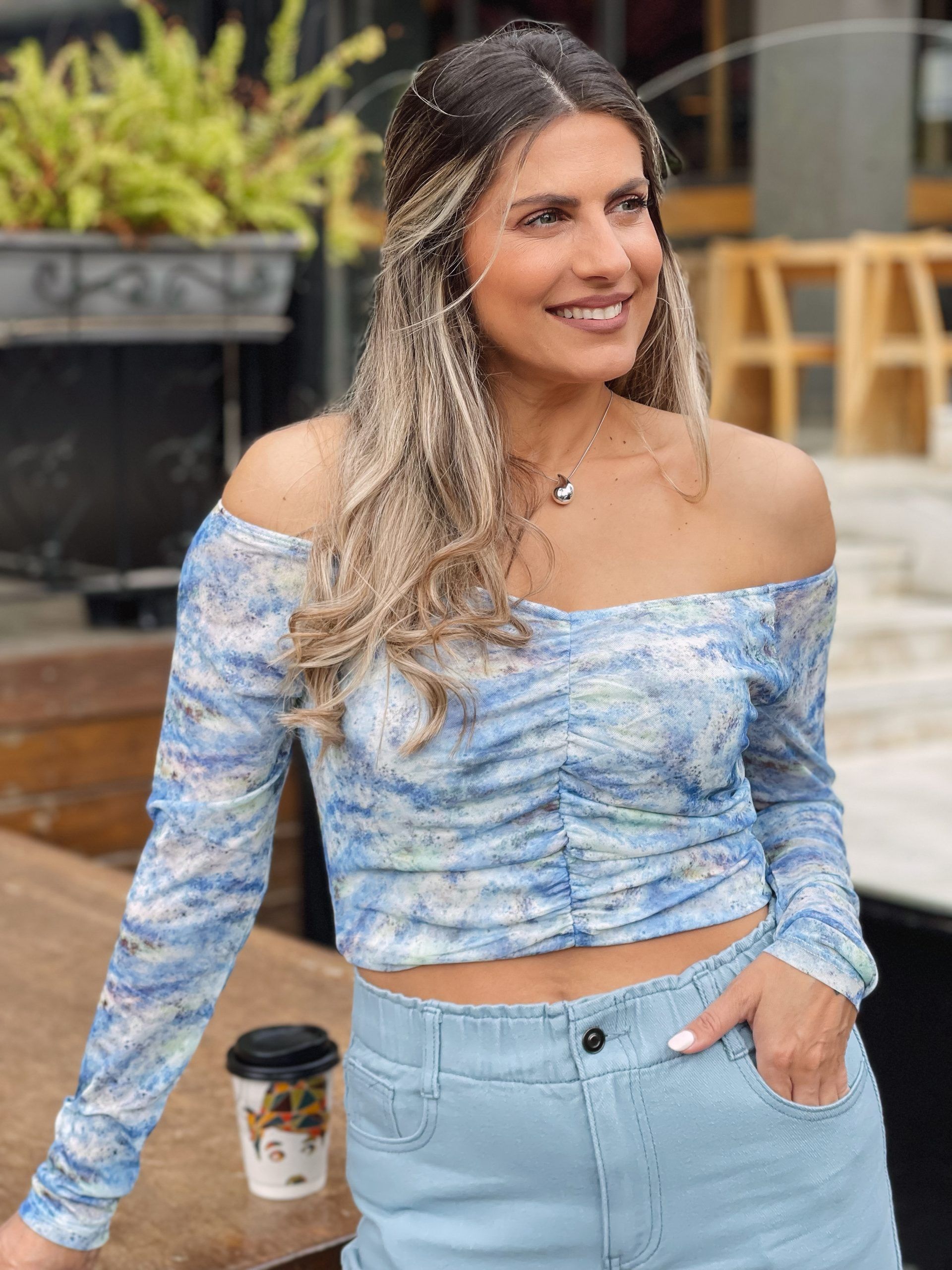 OCEANA TUILLE TOP